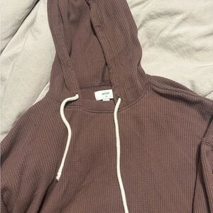 Aerie lounge set - Brown Waffle Knit Hoodie and jogger set
